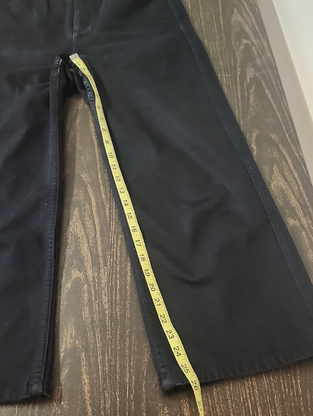 Sezane Black Wide Leg Jeans Size 40 Or 8 Crop - Picture 3 of 8
